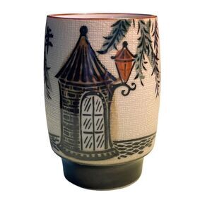 Japanese Yunomi teacup handpainted and signed.